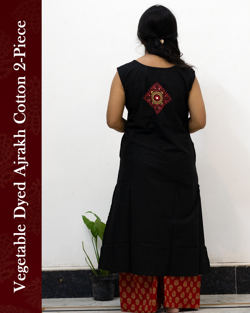 Vegetable Dyed Ajrakh Cotton 2-Piece Set