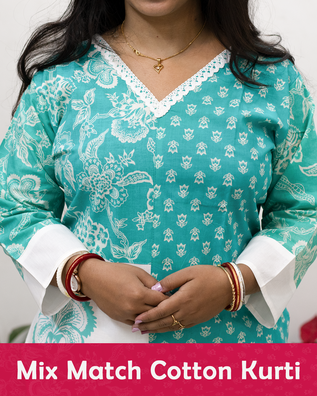 Mix Match Cotton Kurti