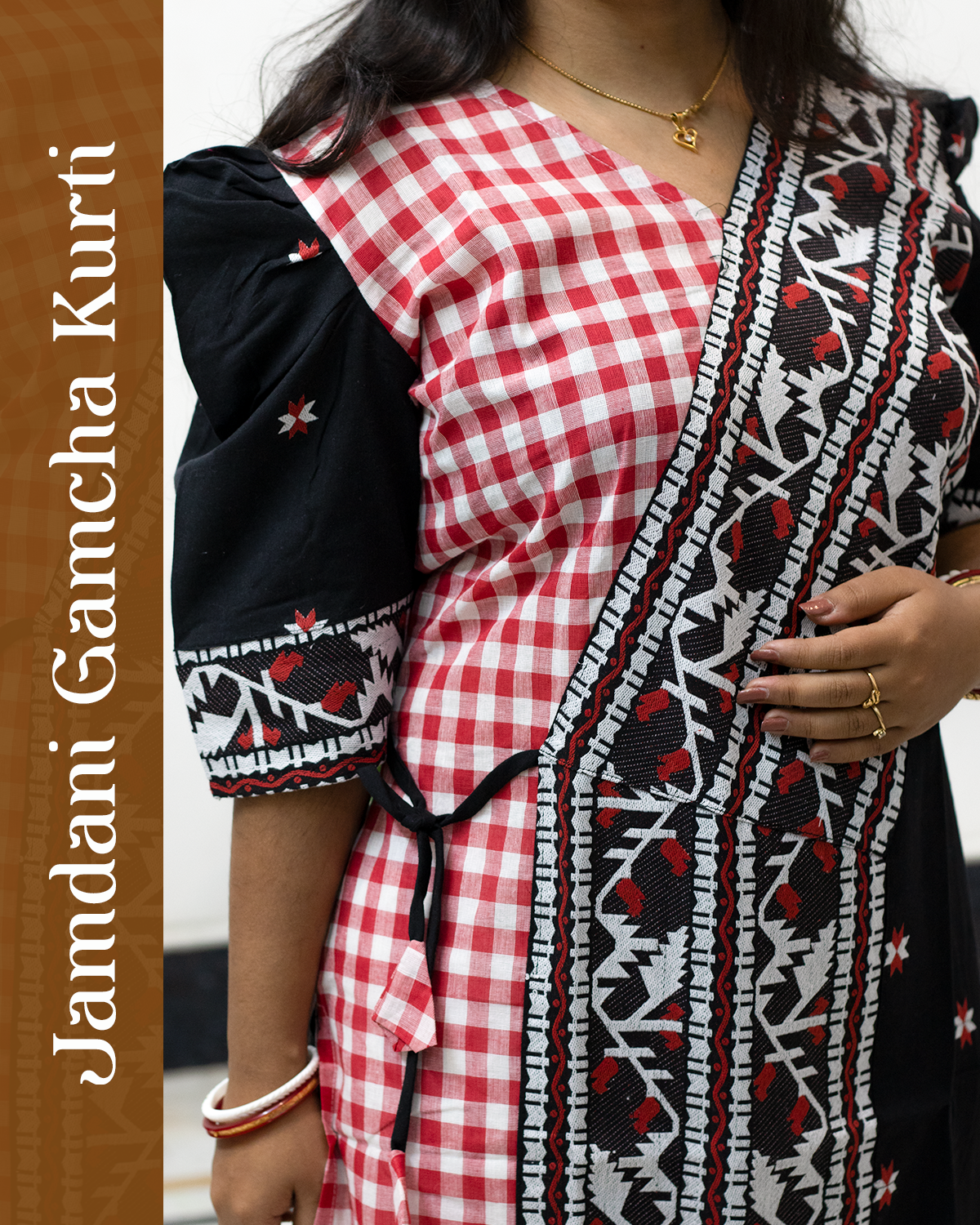 Jamdani Gamcha Kurti