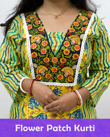 Flower Patch Kurti