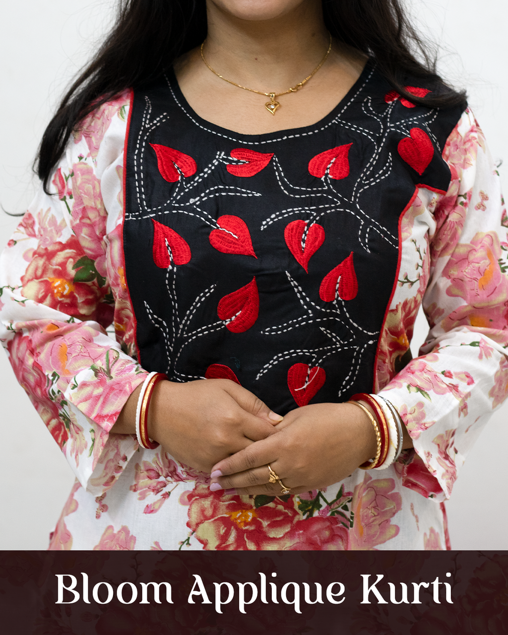 Bloom Applique Kurti