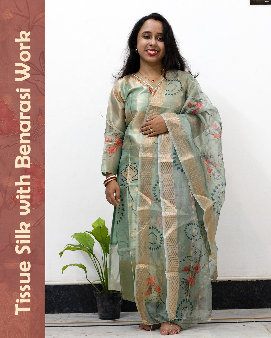 Tissue Silk Benarasi Work