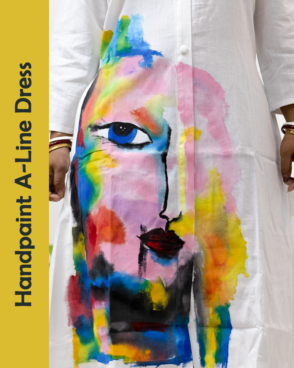 Handpaint A-Line Dress