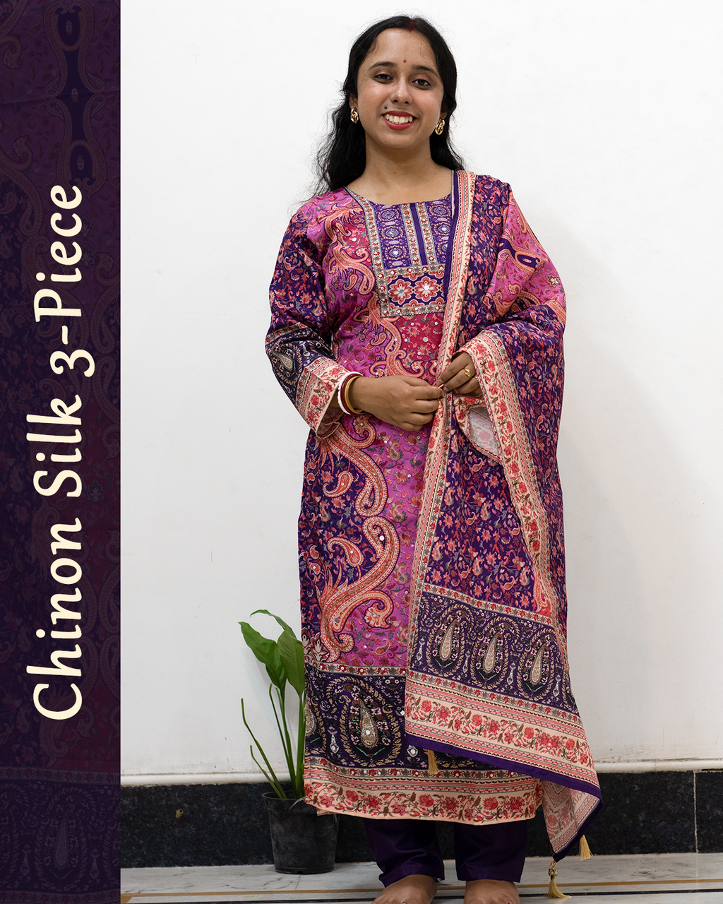 Chinnon Silk Three Piece Set