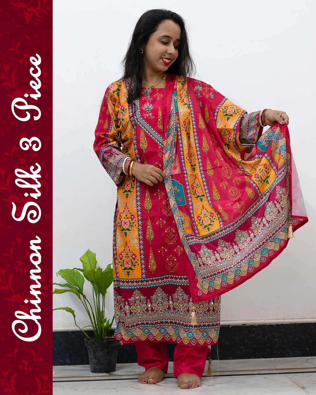 Chinnon Silk Three Piece Set