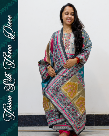 Tissue Silk Three Piece Set