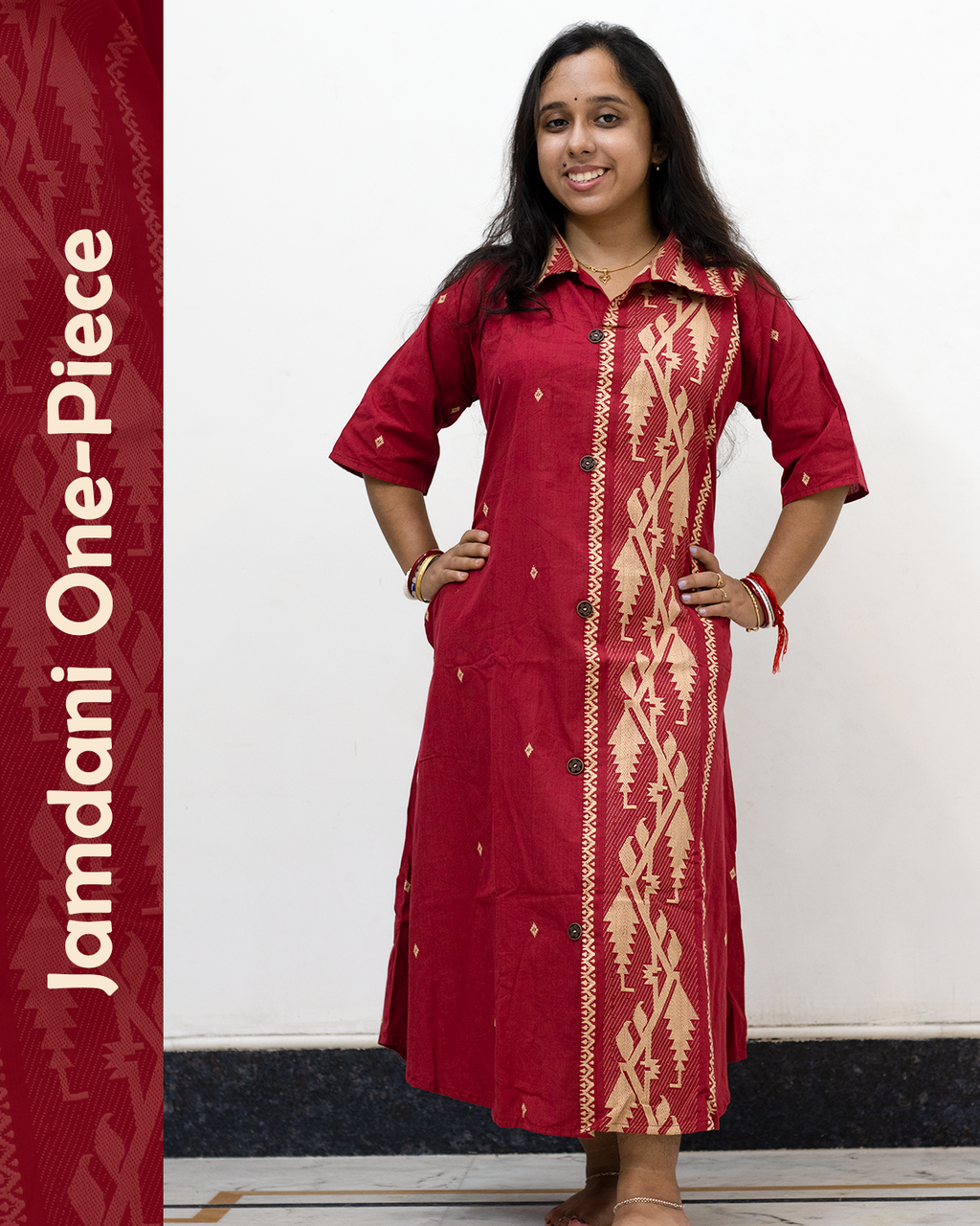 Jamdani One Piece Dress