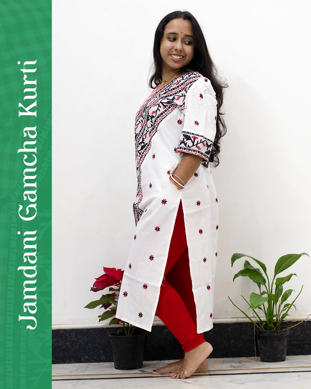 Jamdani Gamcha Kurti