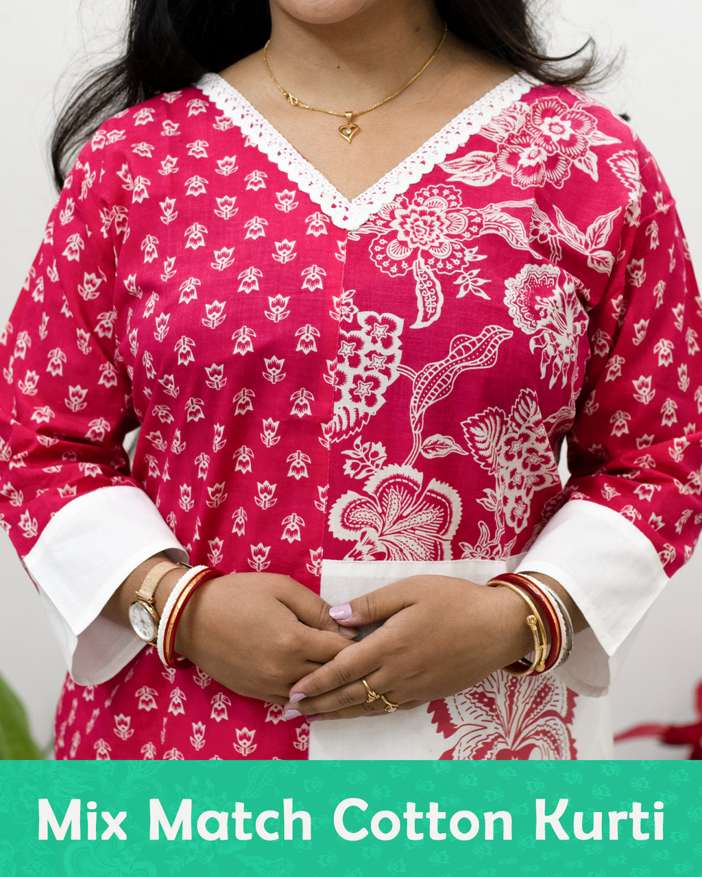 Mix Match Cotton Kurti
