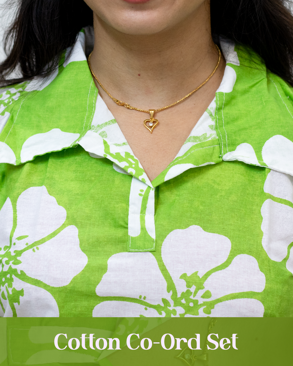 Cotton Co-Ord Set (Green)