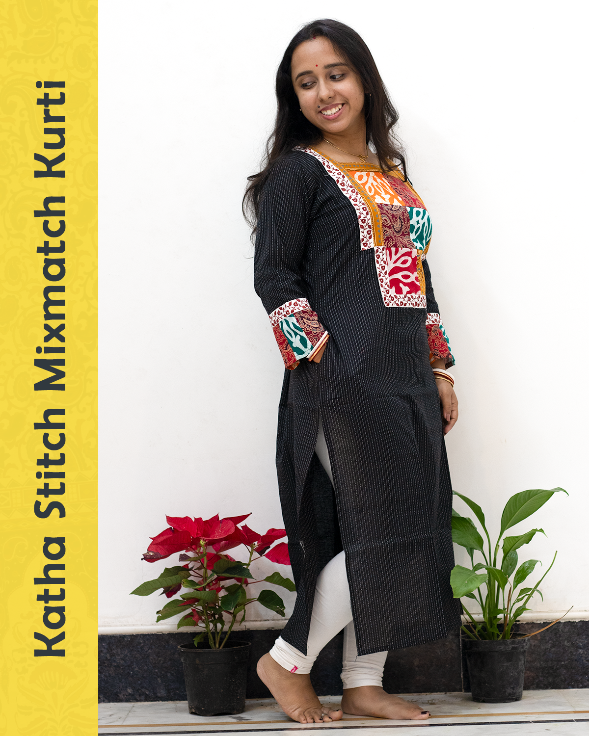 Katha Stitch Mixmatch Kurti