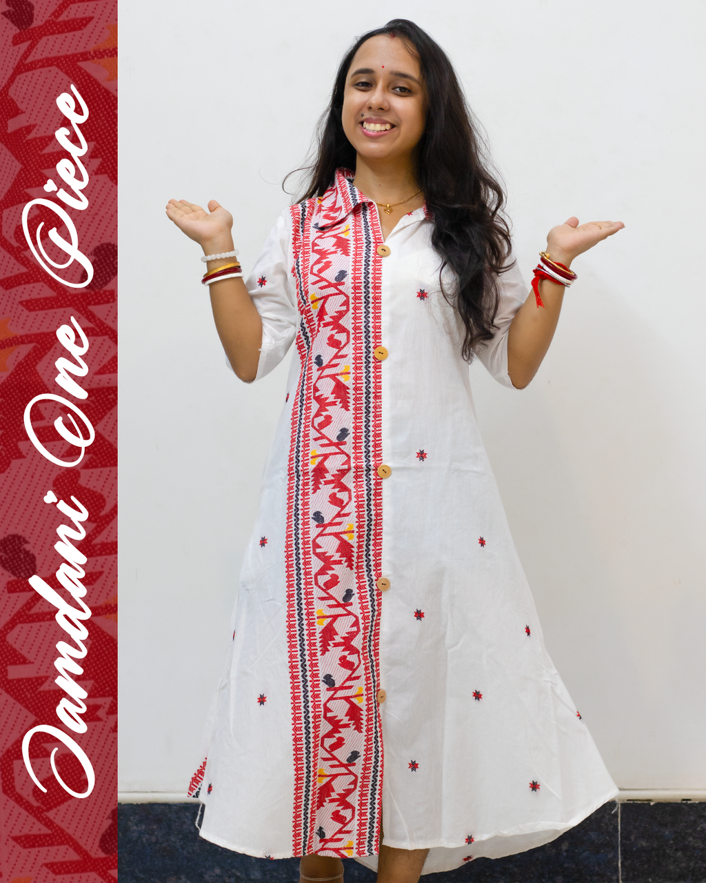 Jamdani One Piece Dress