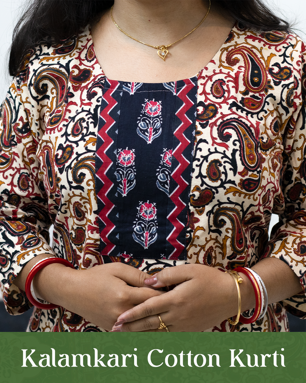 Kalamkari Cotton Kurti