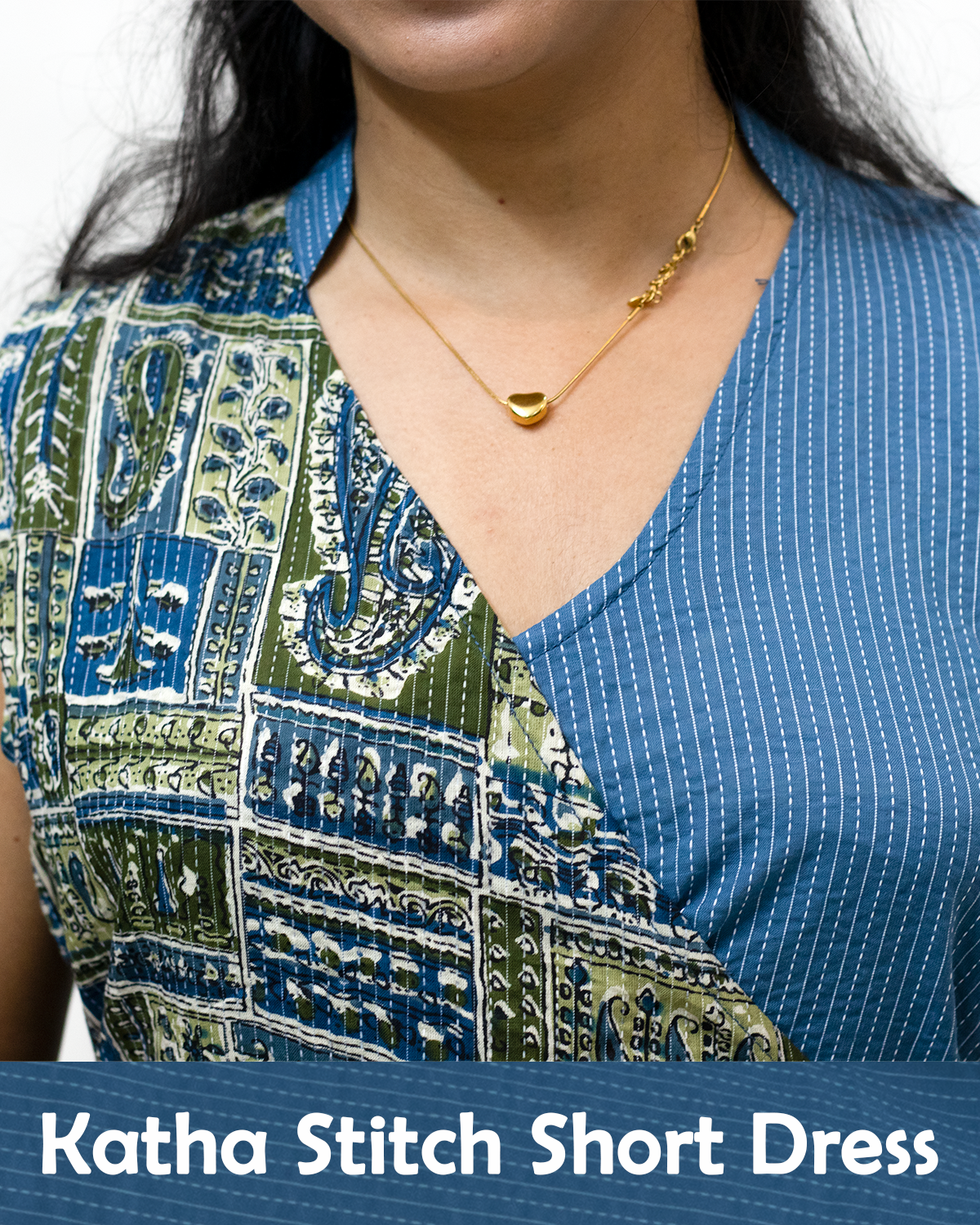 Katha Stitch Short Dress