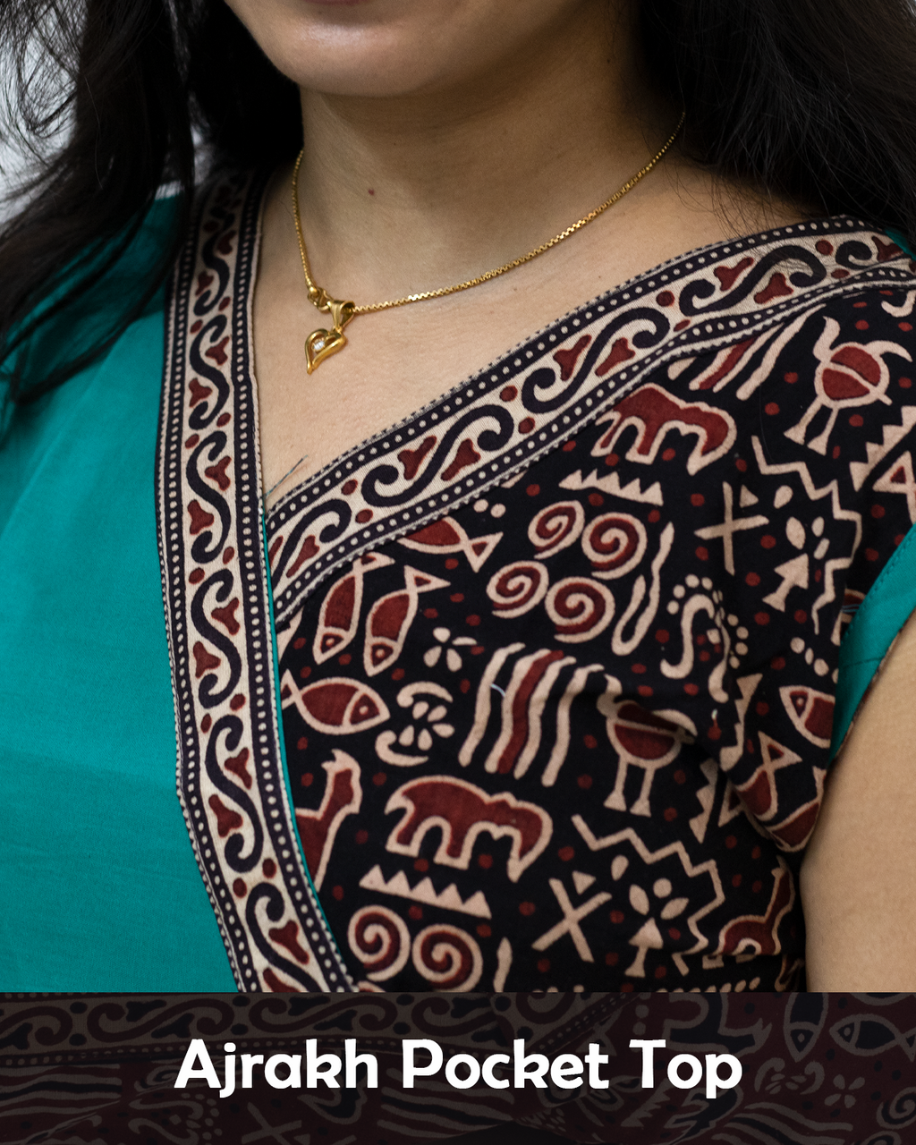 Ajrakh Pocket Top