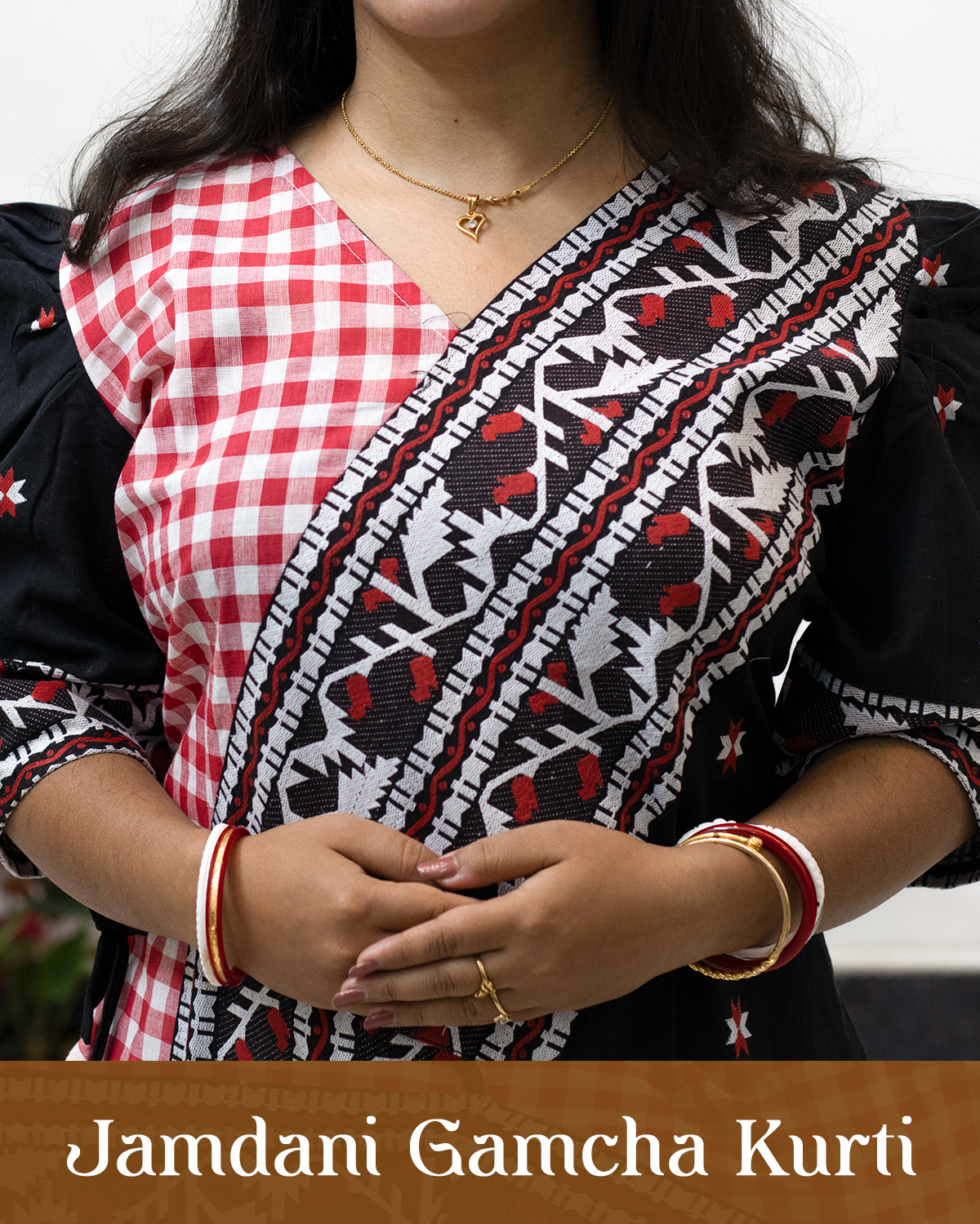 Jamdani Gamcha Kurti