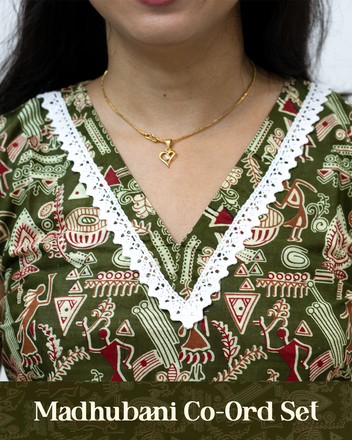 Madhubani Print Co-Ord Set