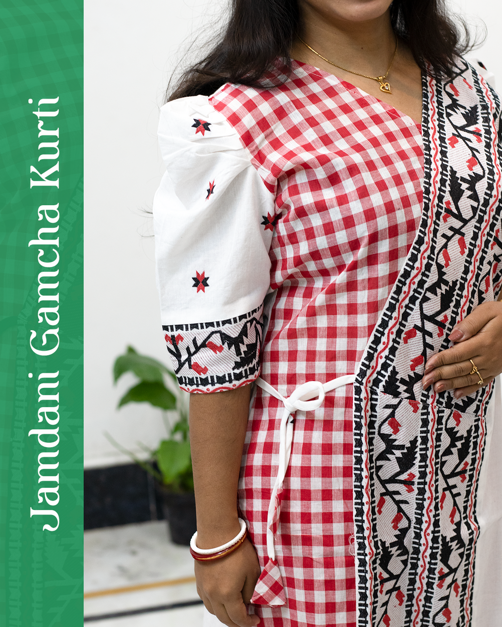 Jamdani Gamcha Kurti