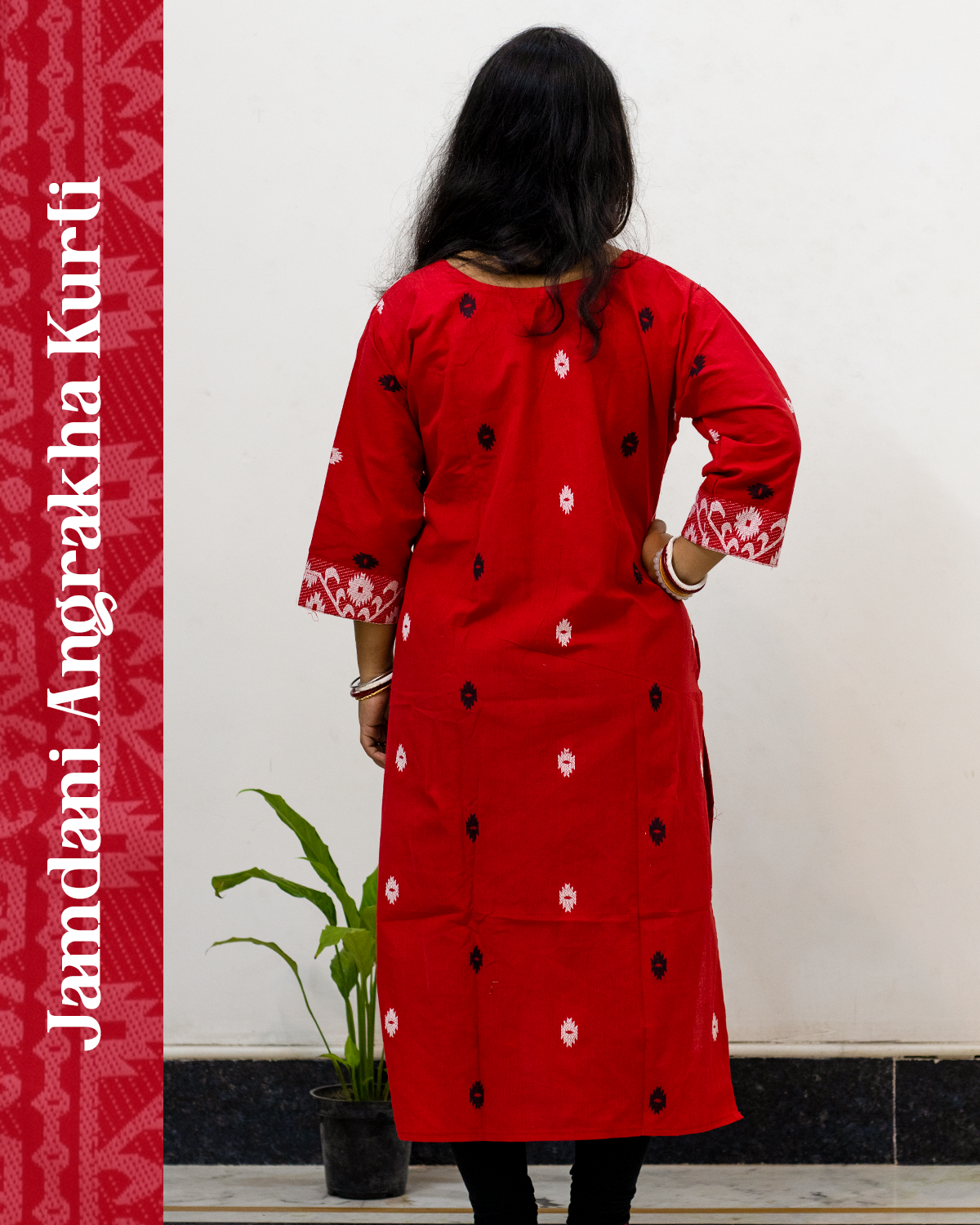 Jamdani Angrakha Kurti