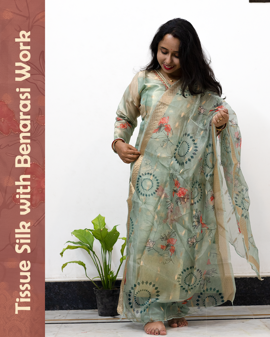 Tissue Silk Benarasi Work