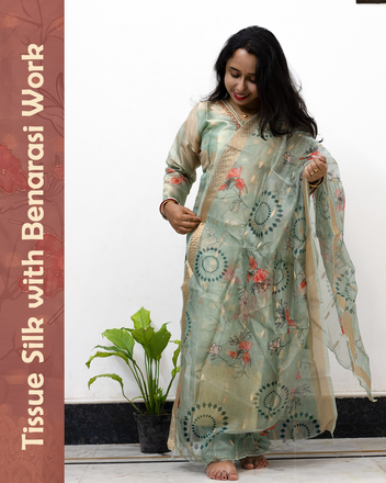 Tissue Silk Benarasi Work