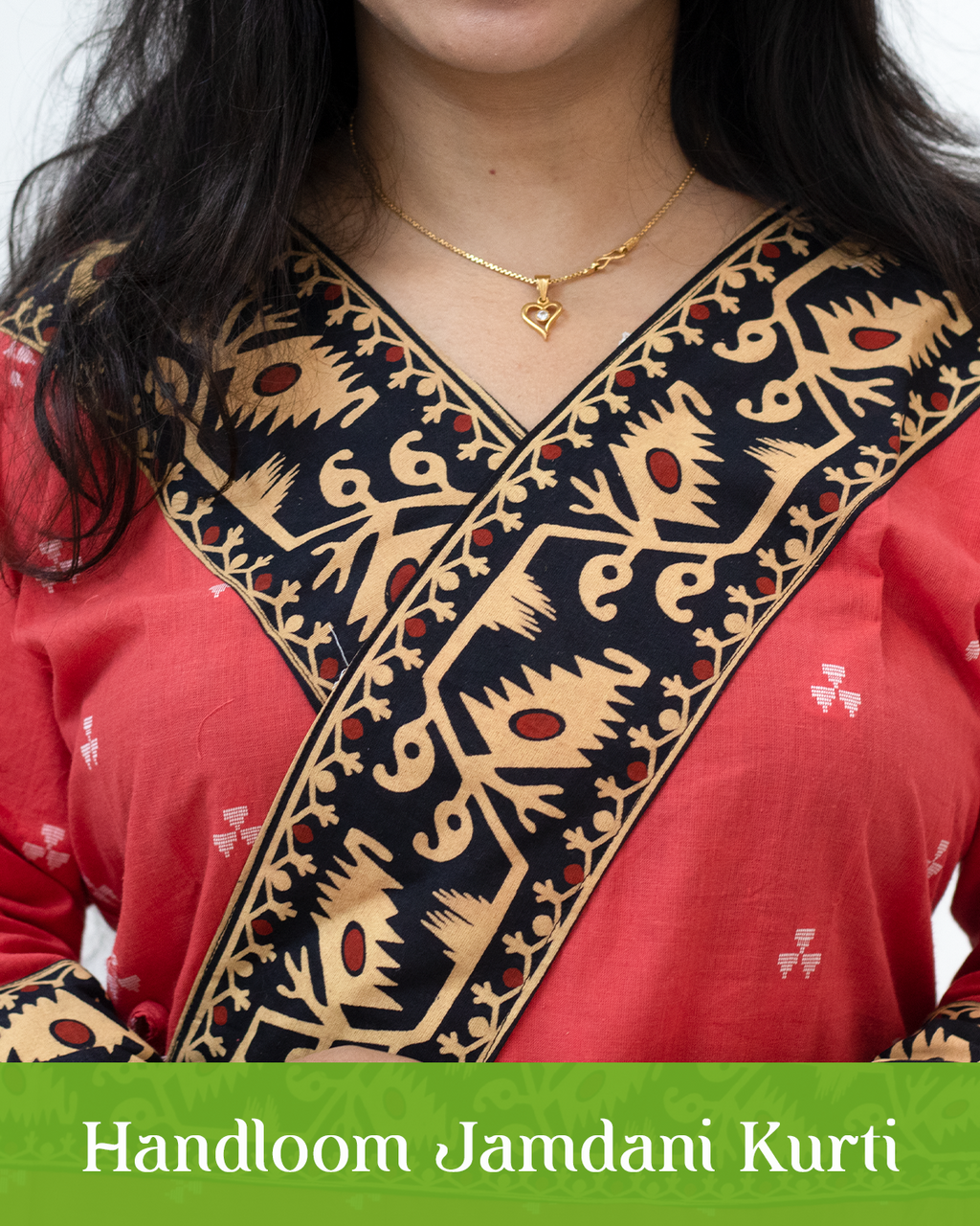 Handloom Jamdani Kurti