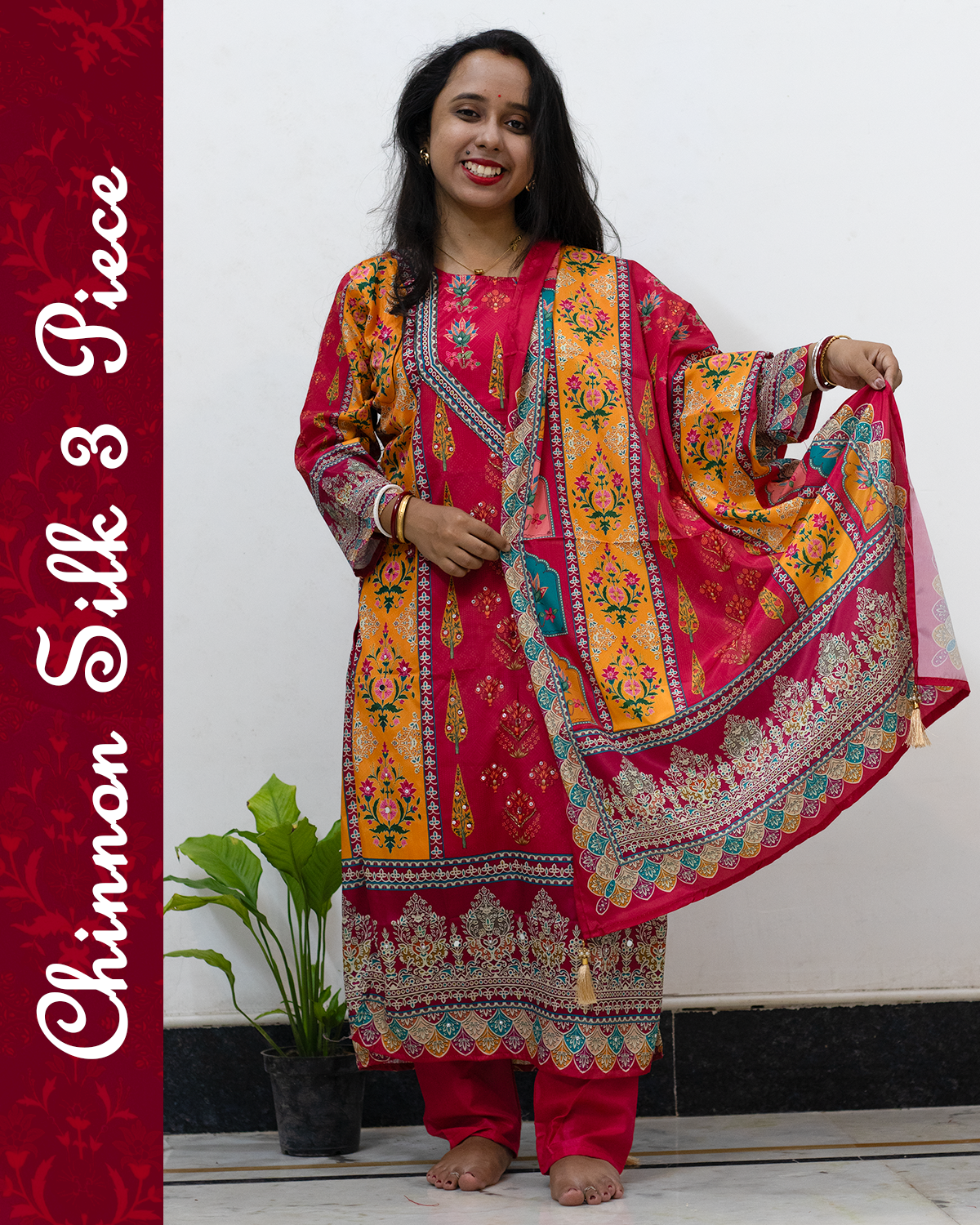 Chinnon Silk Three Piece Set