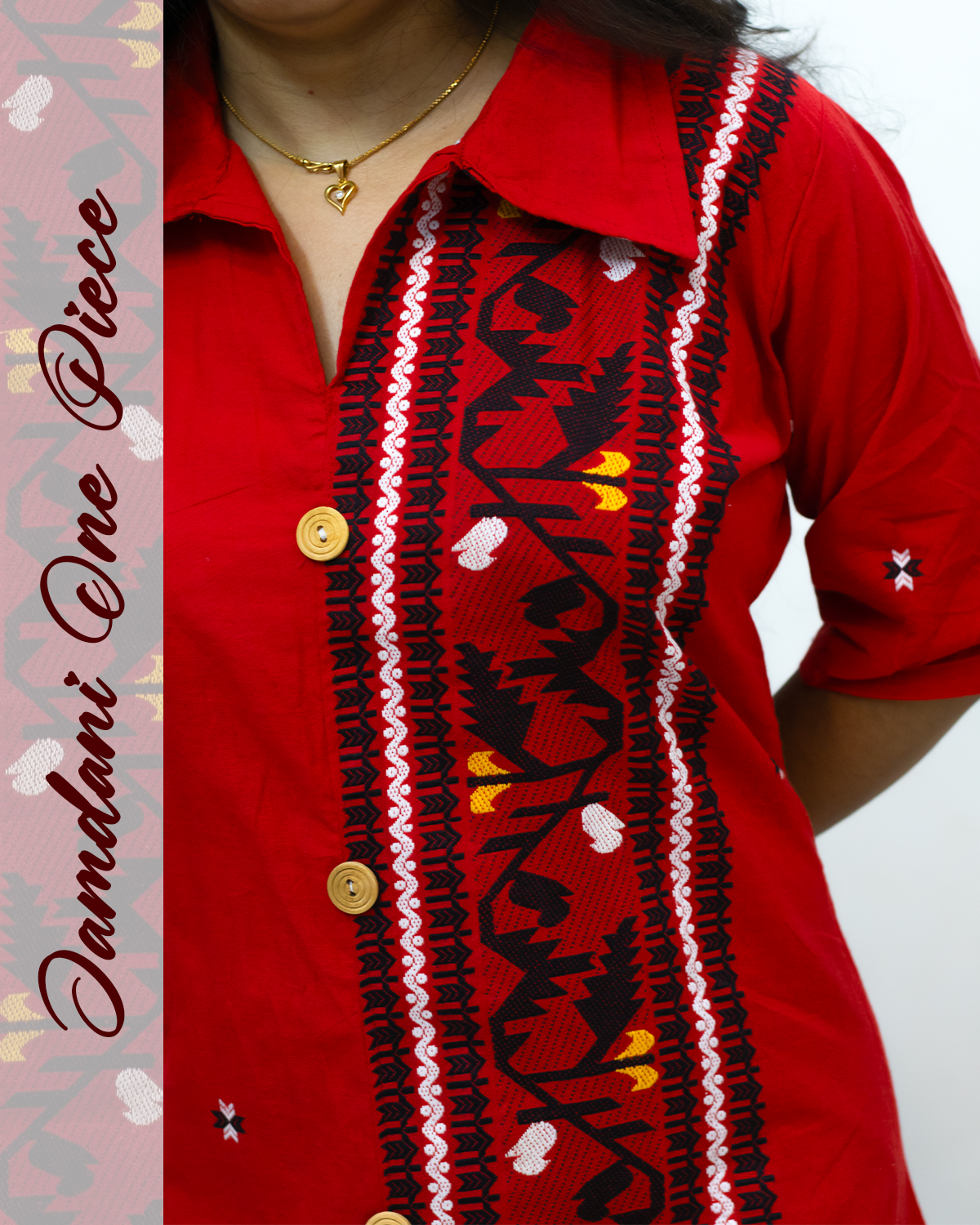 Jamdani One Piece Dress