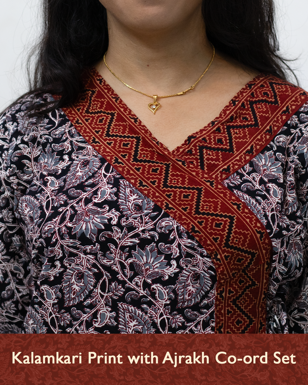 Kalamkari Ajrakh Cotton Co-Ord Set
