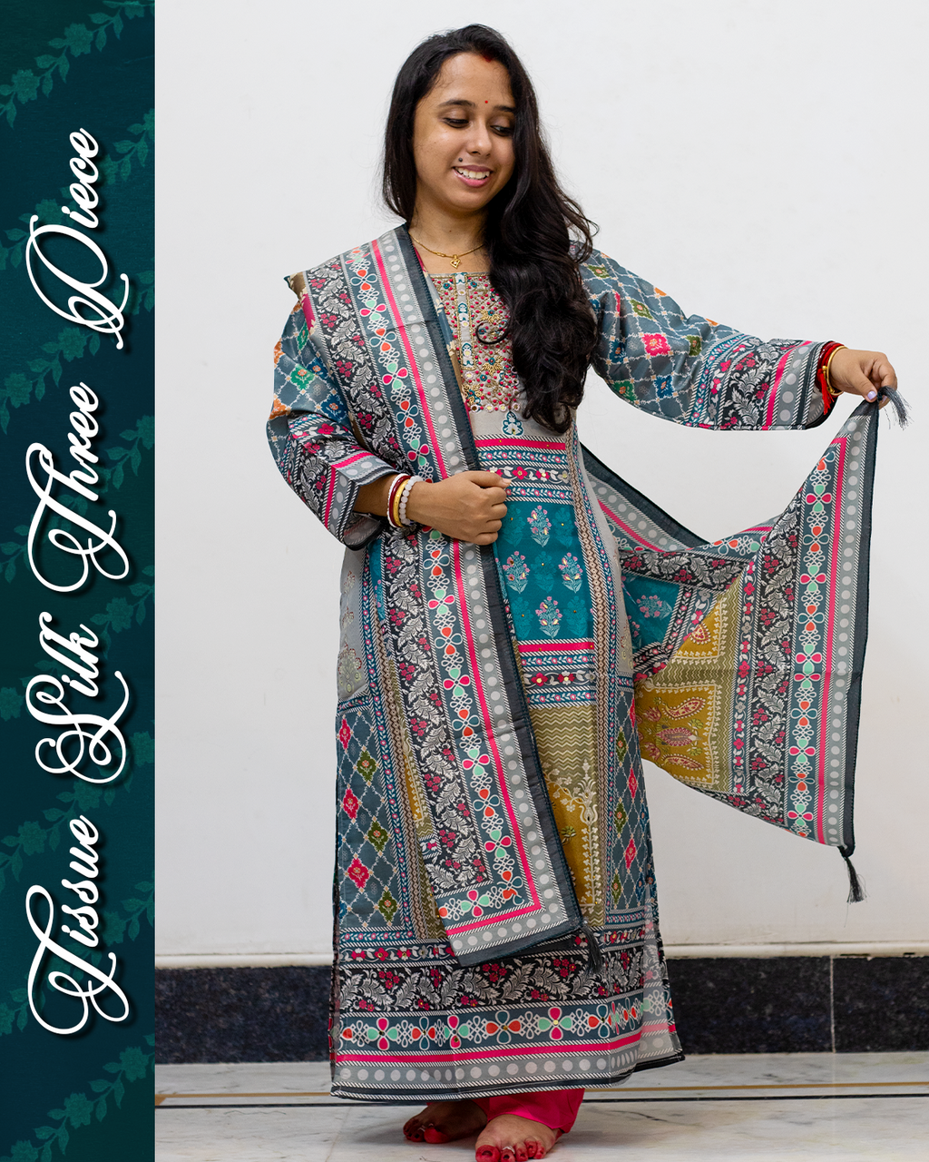 Tissue Silk Three Piece Set