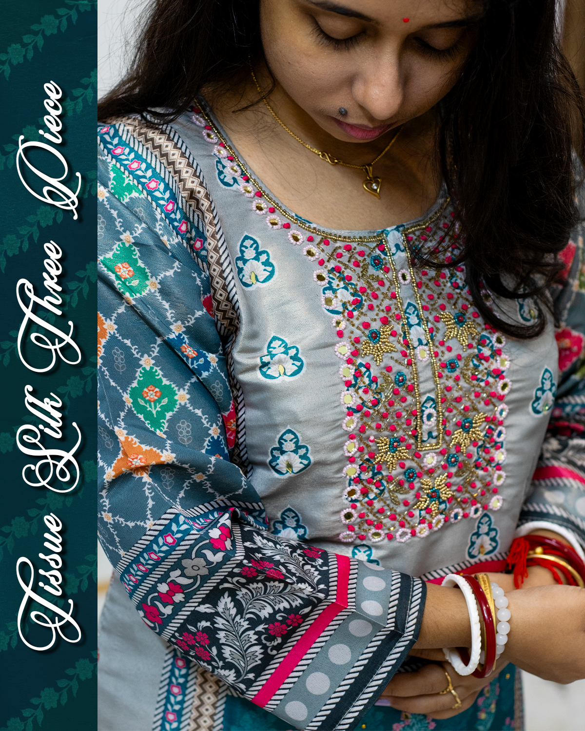 Tissue Silk Three Piece Set