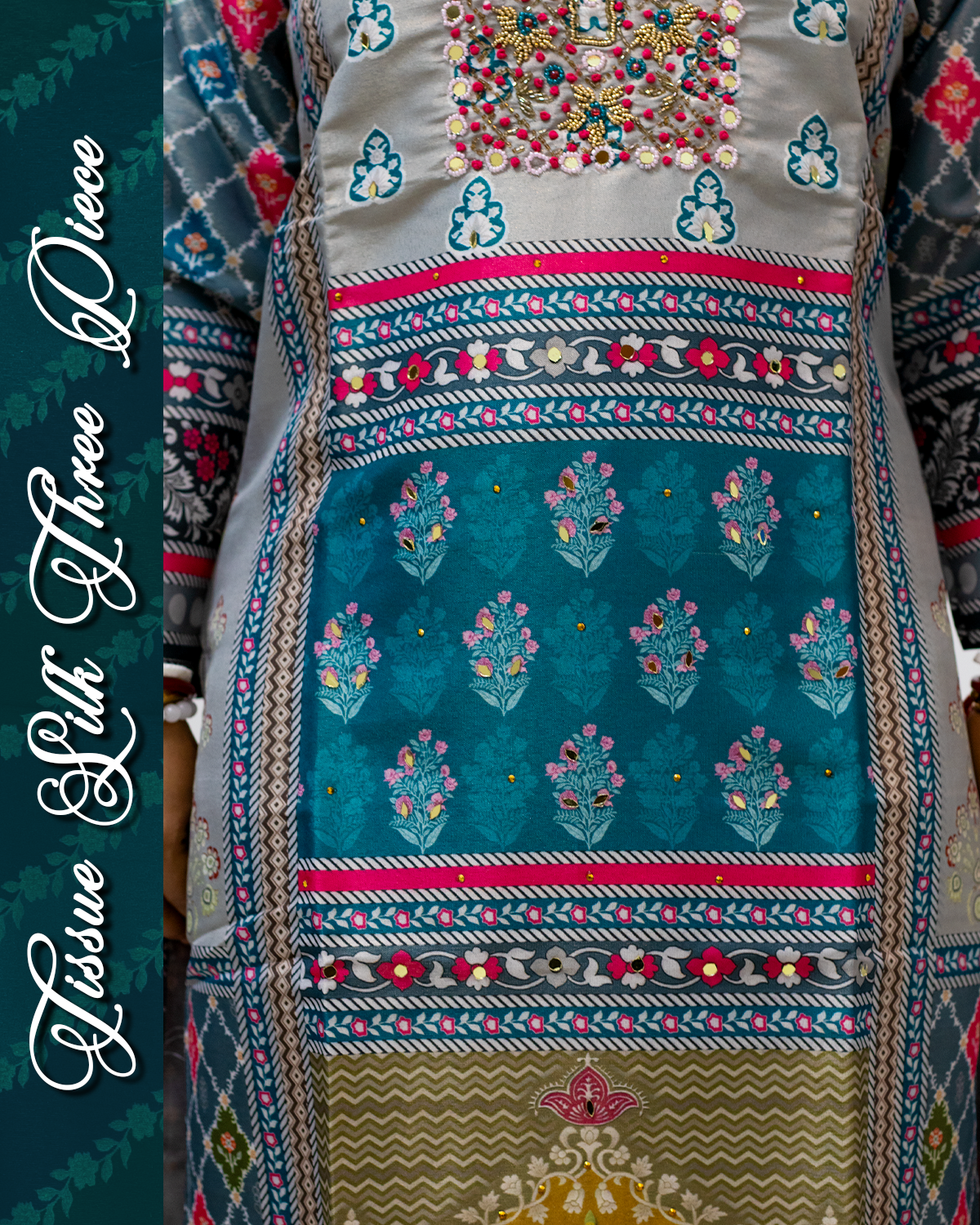 Tissue Silk Three Piece Set